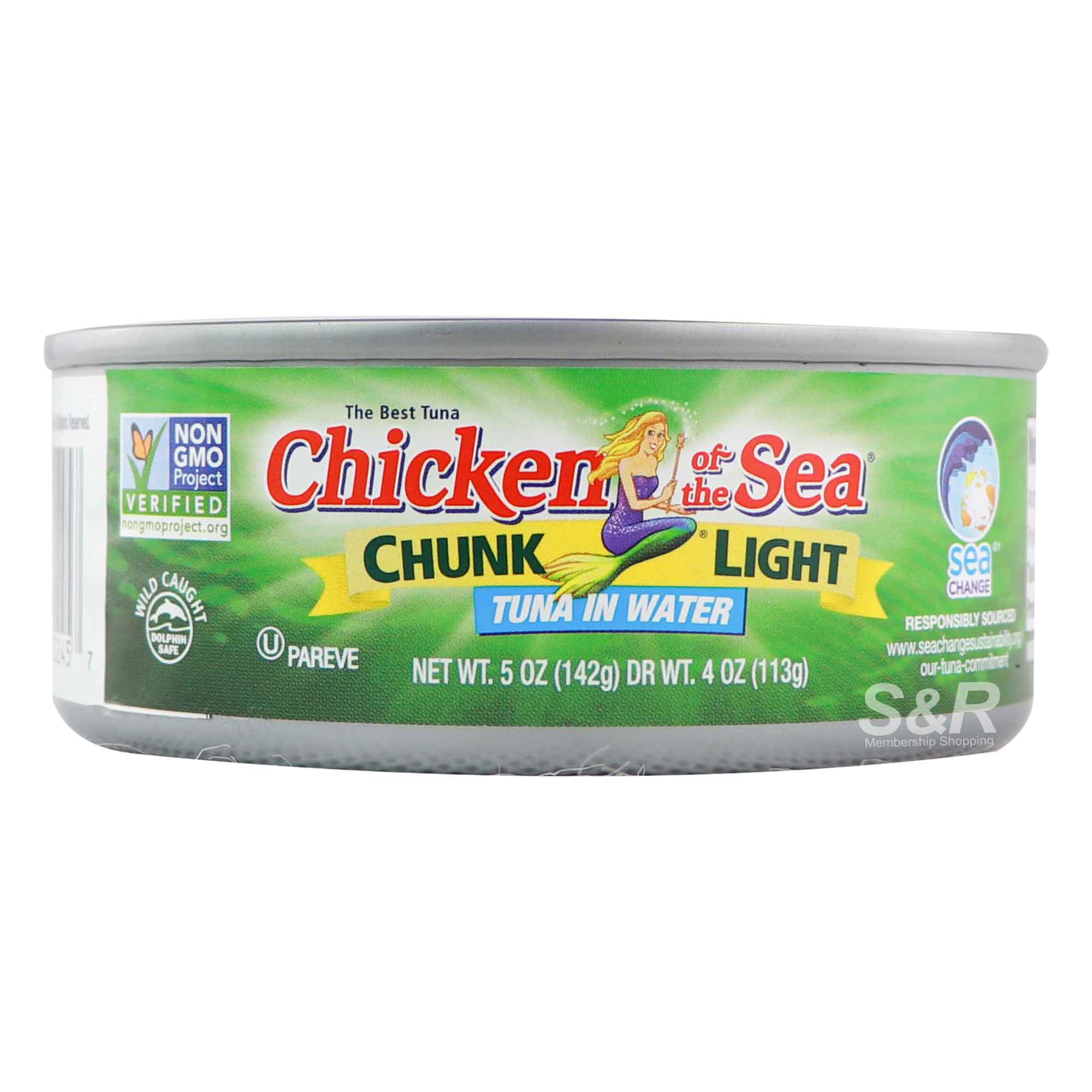 Chicken of the Sea Chunk Light Tuna In Water 113g Chicken of the Sea Chunk Light Tuna In Water 113g